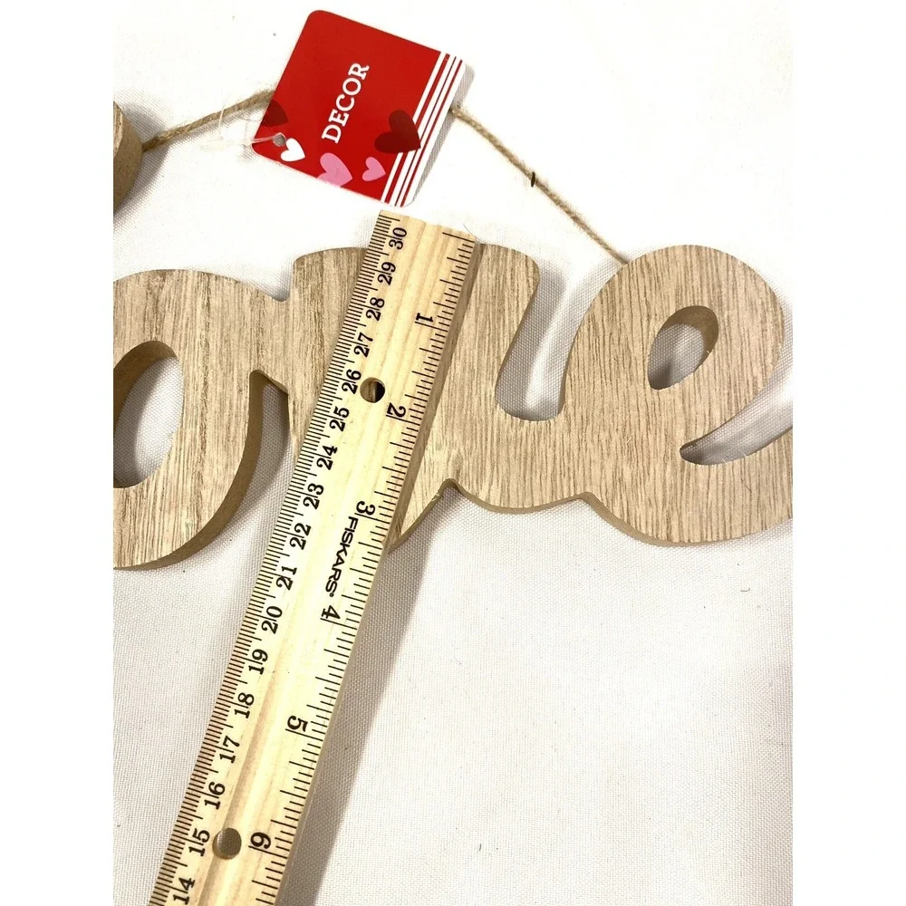 wood craft word sign LOVE home‎ hanging decor